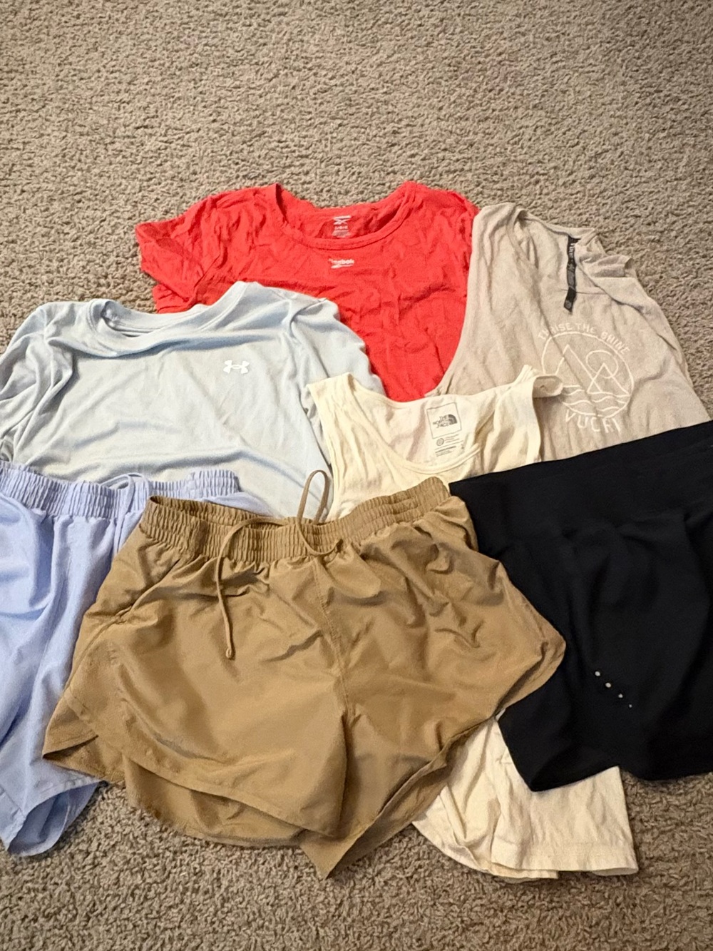 Bundle of Women’s Athletic Shorts and top- Lightweight Everyday Activewear